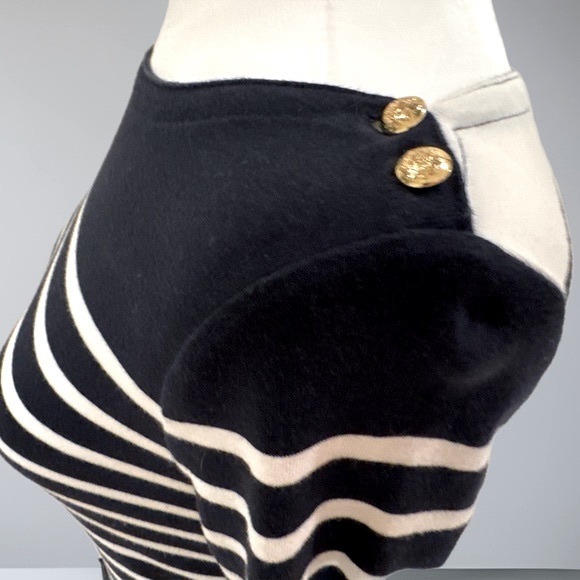 Lauren Ralph Lauren petite dress- navy blue & white stripes - size P medium - Picture 5 of 12